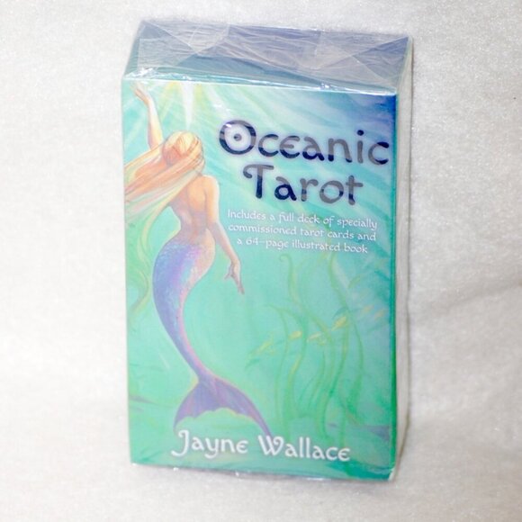 NWT Oceanic Tarot Cards Deck  & Guidebook 78 Ocean Themed Cards by Jayne Wallace - Picture 1 of 5